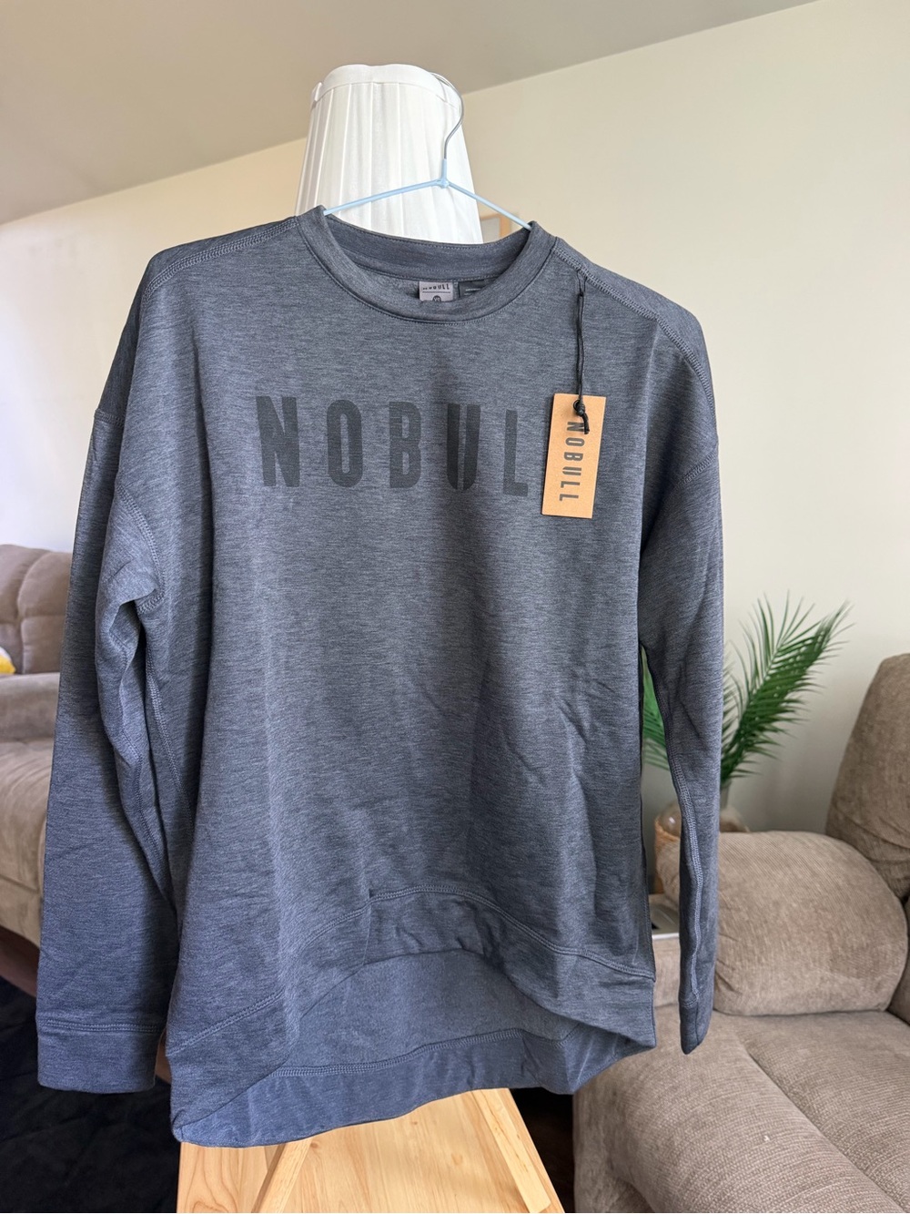 NOBULL Charcoal Grey Crewneck Pullover